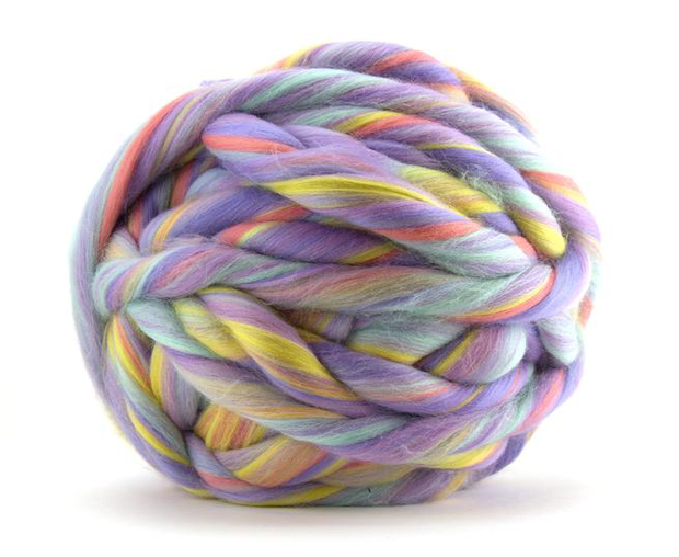 Merino Wool Roving by the Ounce - Unicorn Blend
