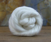 White Cashmere and A Grade Mulberry Silk Top Roving by the Ounce