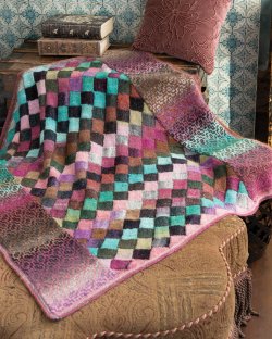 Design 18 - Mosaic &amp; Entrelac Blanket