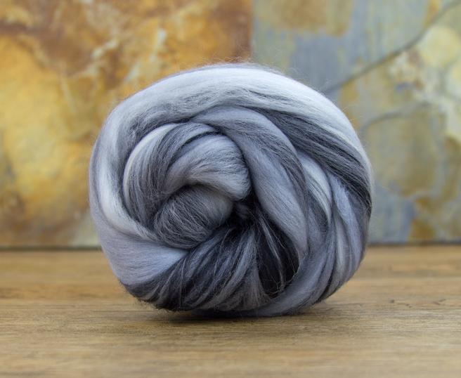 Merino Wool Blend Roving by the Ounce - Tempest