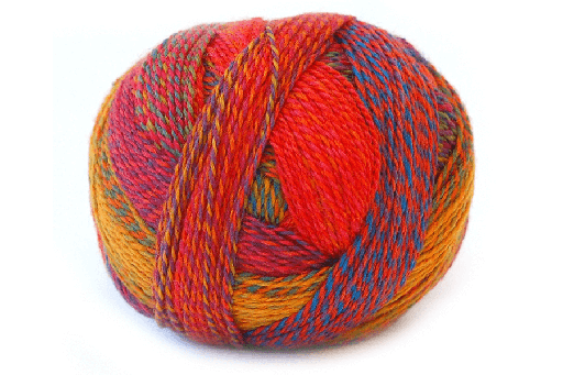 Zauberball Crazy Superwash Merino and Nylon Sock Yarn