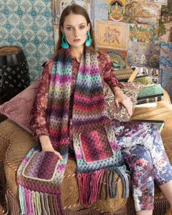 Design 22 - Lace Cable Scarf