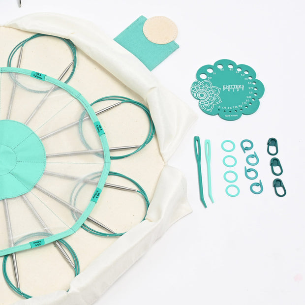 The Serenity Set Fixed Circular Lace Needle 40" - Knitter's Pride Mindful Collection