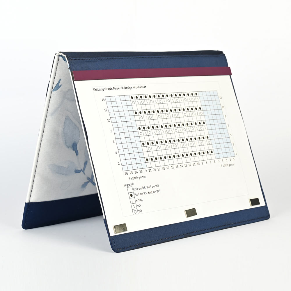 Blossom FoldUp Knitting Pattern Holder & Chart Keeper by Knitter's Pr