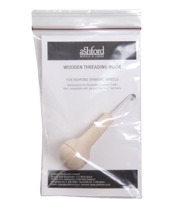 Ashford Wooden Threading Hook Natural