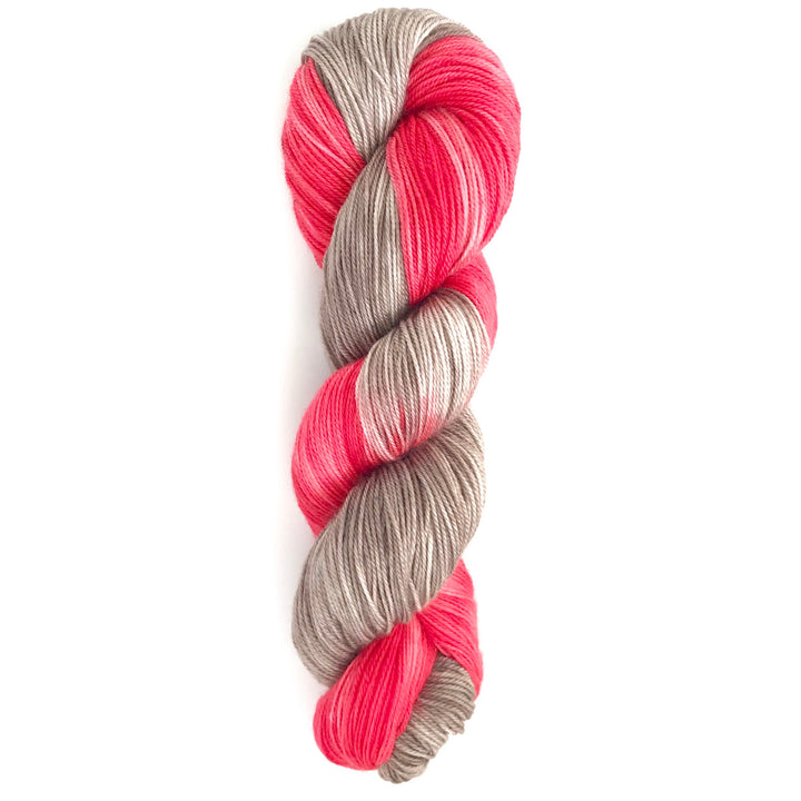 Ceil: Luxe Sock Yarn Flamingo Colorway Icon Fiber Arts