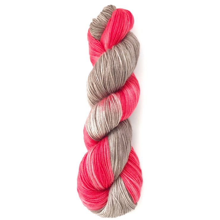 Ceil: Luxe Sock Yarn Flamingo Colorway Icon Fiber Arts