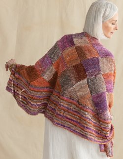 Design 02 - Tangerine Eyelet Wrap