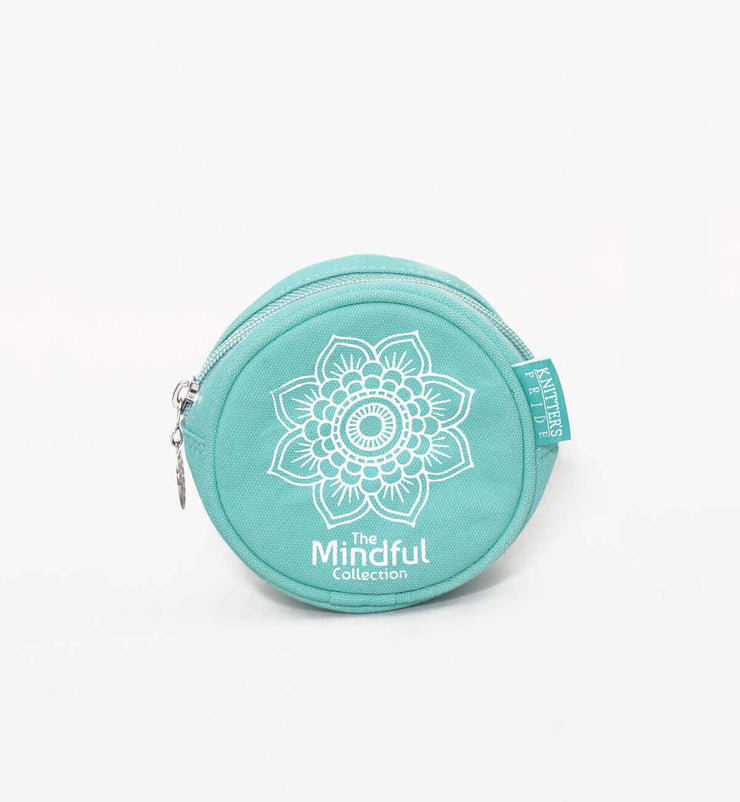 Handy pair of bags that complement The Mindful Collection theme. Offered in two useful sizes in circular shape.  Multiple inside pockets for smart storage.  Comes with a long strap for ease of carrying.  DIMENSION :- Large - 8.5"(H) X 8.5"(W) X 3"(D) Small - 4"(H) X 4"(W) X 1.5"(D)