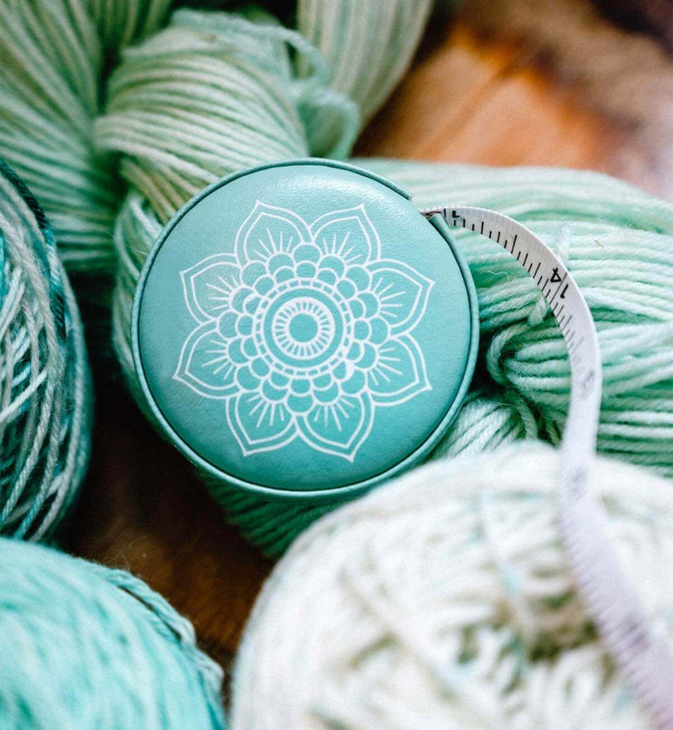 The Teal Retractable Tape Measure - Knitter's Pride Mindful Collection