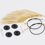 Bamboo Special Interchangeable Needle Set by Knitter's Pride included pieces