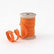 1/4" Italian Cotton Ribbon Spool 5 yards by Studio Carta Melon Orange