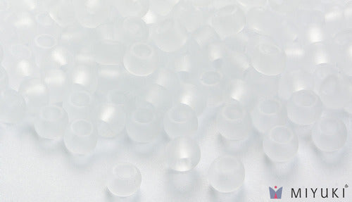 Transparent Frost Crystal 6/0 Glass Beads