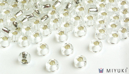 Silverlined Crystal 6/0 Glass Beads