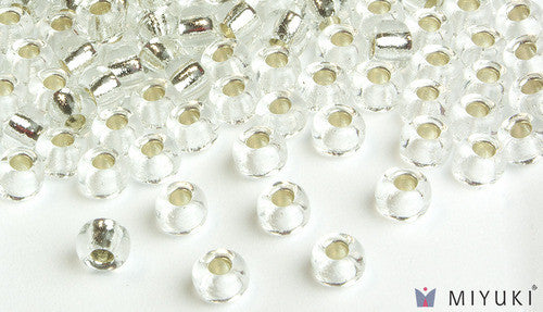 Silverlined Crystal 6 0 Glass Beads Icon Fiber Arts