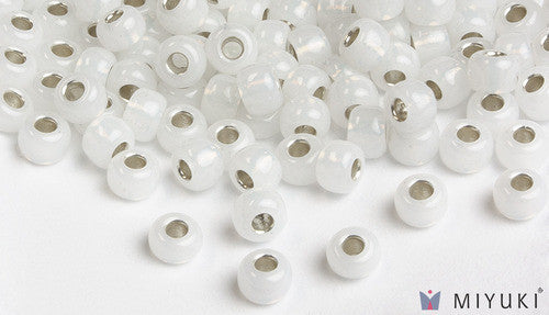Miyuki Silverlined Opal 6/0 Glass Beads