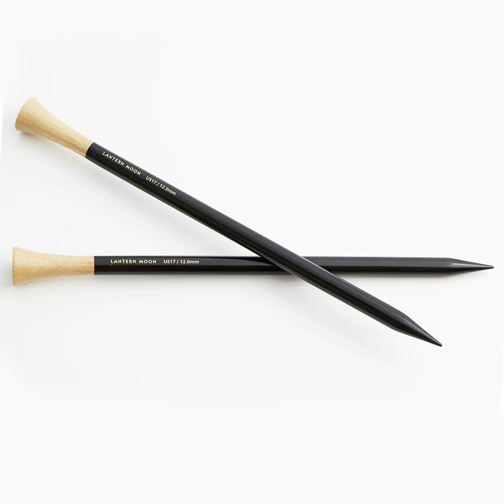 Ebony 10" Single Pointed Needles