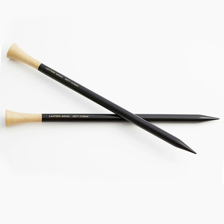 Ebony 10" Single Pointed Needles