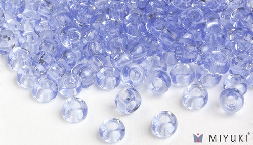 Miyuki 6/0 Glass Beads 159L - Transparent Light Cornflower Blue 