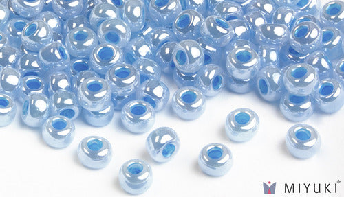 Miyuki 6/0 Glass Beads 537 - Blue Ceylon approx. 30 grams