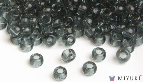 Miyuki 6/0 Glass Beads 152 - Transparent Pewter approx. 30 grams