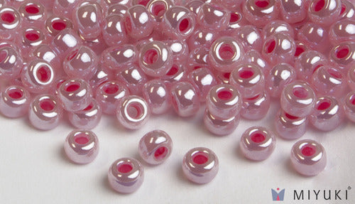 Miyuki 6/0 Glass Beads 535 - Raspberry Ceylon approx. 30 grams
