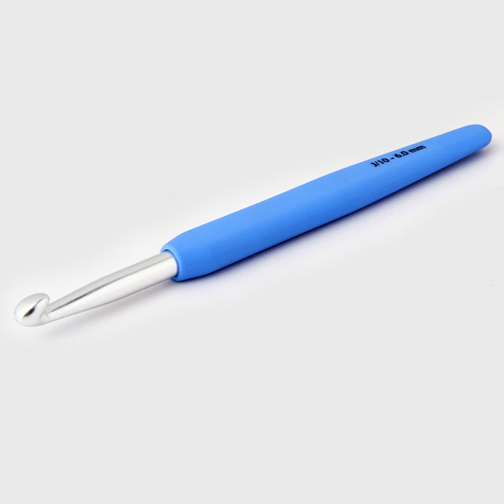 Waves Single Ended Silver Crochet Hook by Knitter&