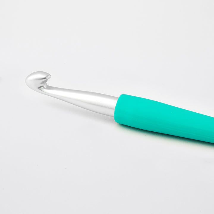 Waves Single Ended Silver Crochet Hook by Knitter&