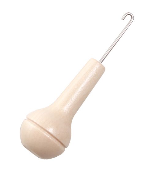 Ashford Wooden Threading Spinning Wheel Orifice Hook Lacquered